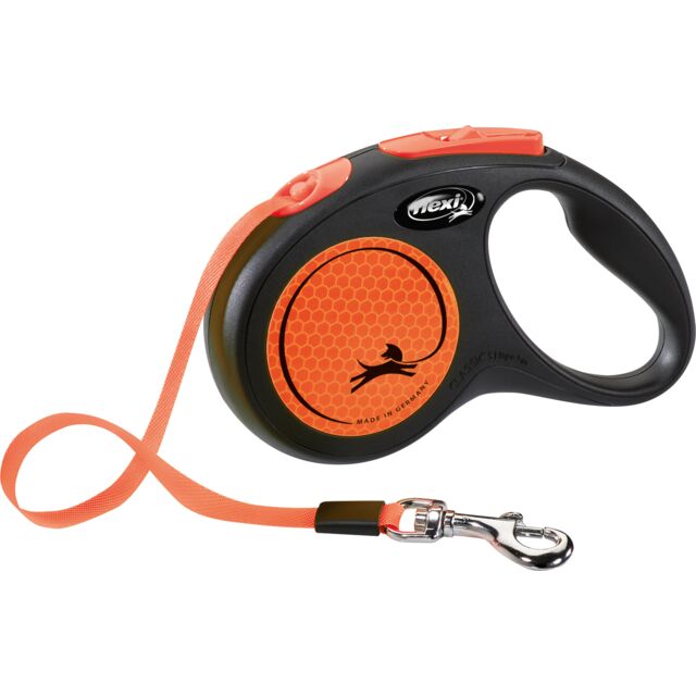 Flexi NEON Rollijn met Band Small 5m tot 15kg