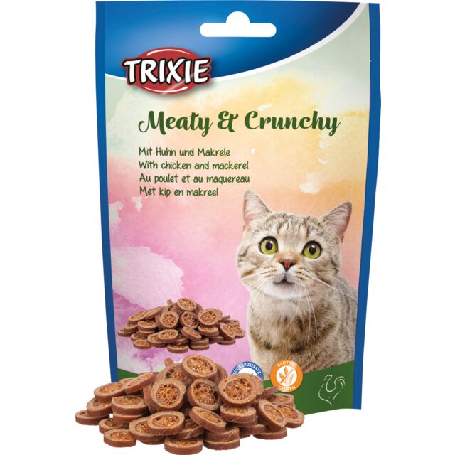 Meaty & Crunchy met kip en makreel 50g