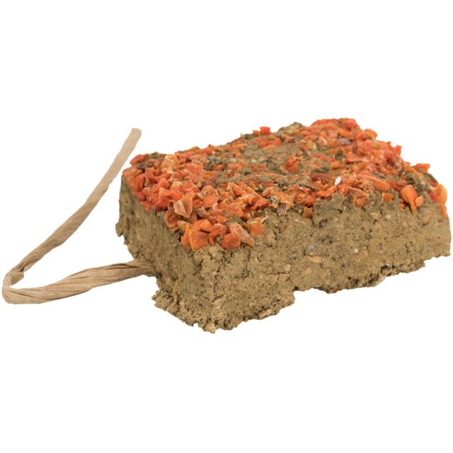 Natuurlijke Kleisteen met Wortel voor Knaagdieren 100 g