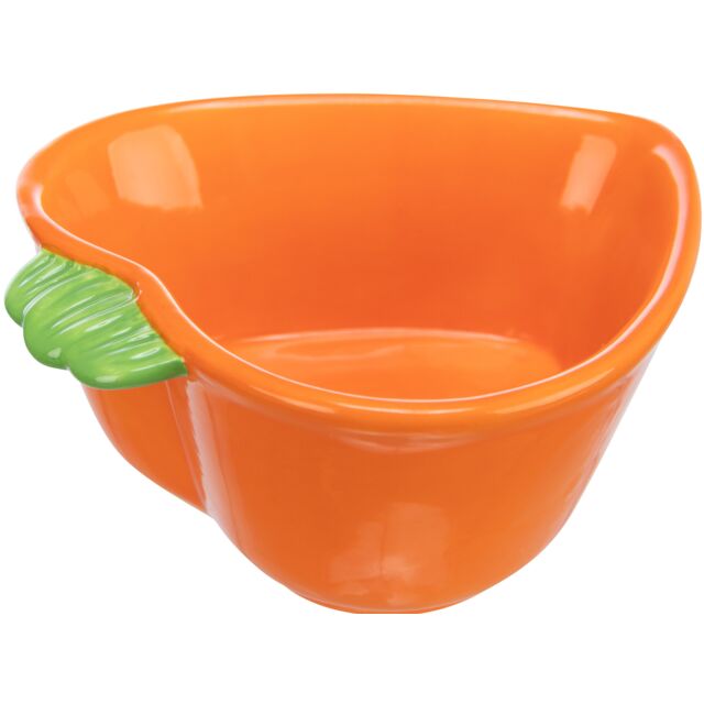 Keramische Voer/Waterbak Wortel 180ml