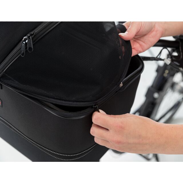 Hondenmand voor fietsstuur