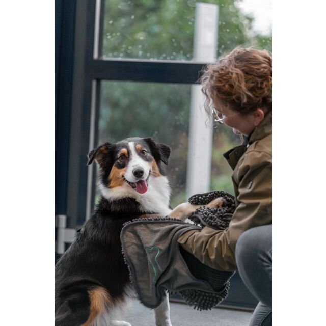 Microvezel Handdoek met Insteekzakken 78x32cm