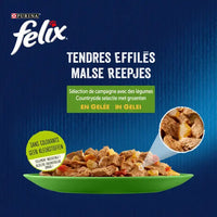 FELIX® MALSE REEPJES Countryside Selectie in Gelei met Groenten 12x85g