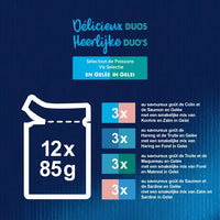FELIX HEERLIJKE DUO'S Vis Selectie in Gelei 12x85g