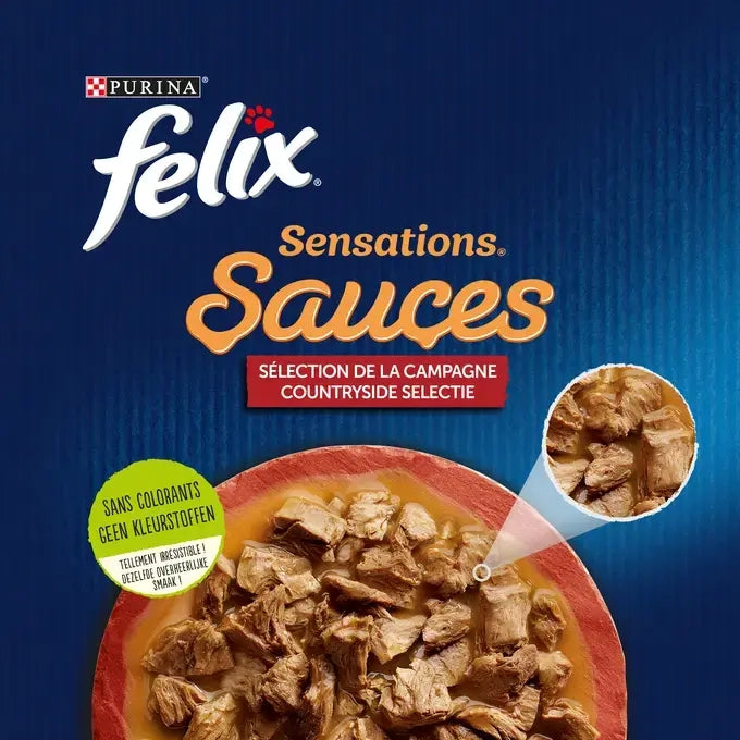 FELIX® SENSATIONS Countryside Selectie Meer Saus 12x85g