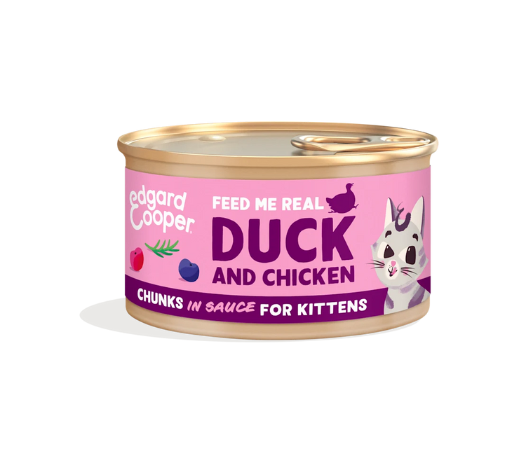 Eend en Kip - Stukjes in Saus Kitten 85g