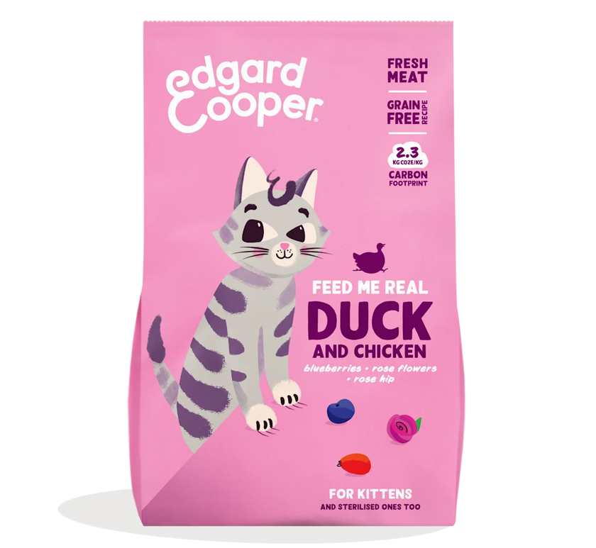 Graanvrije Brokjes met Verse Eend en Kip Kitten