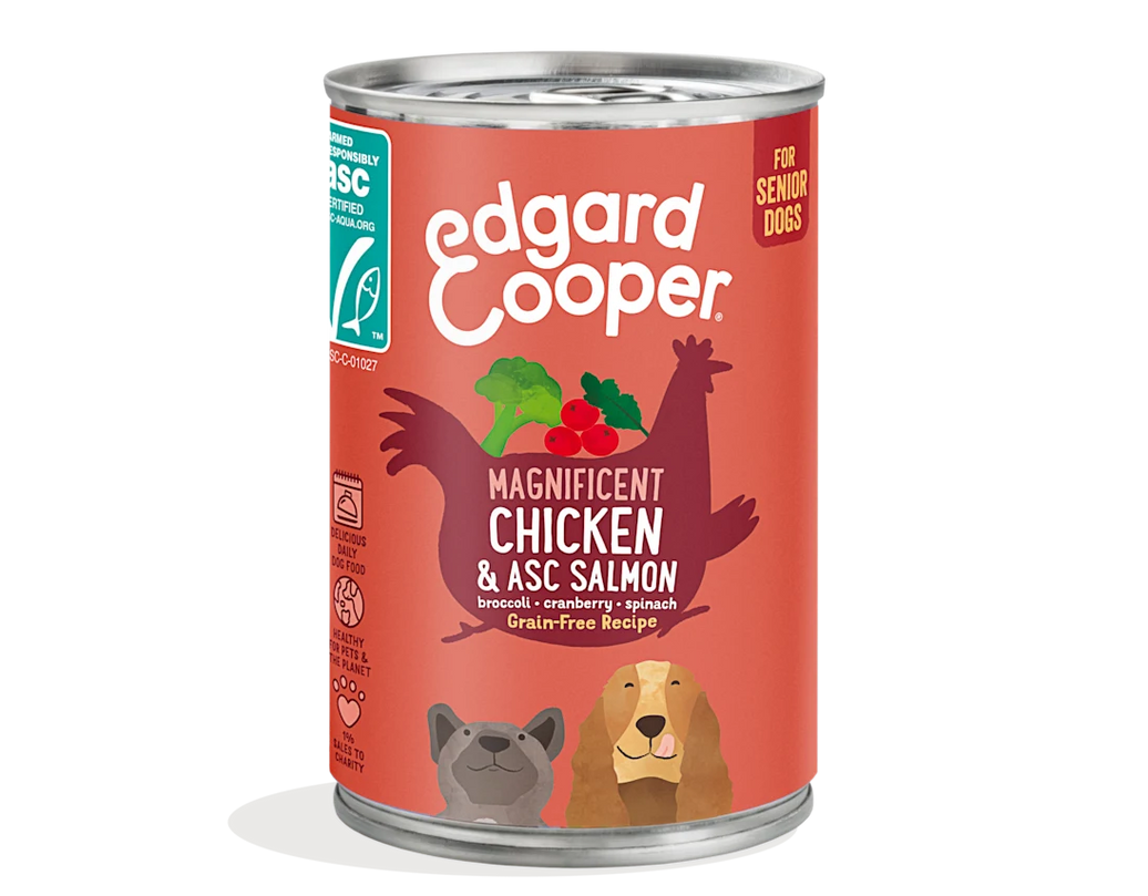 Kip & ASC-Zalm Senior 400g