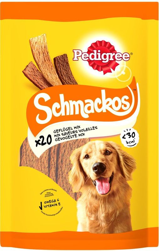 Pedigree SCHMACKOS Gevoegelte Mix 20 sticks