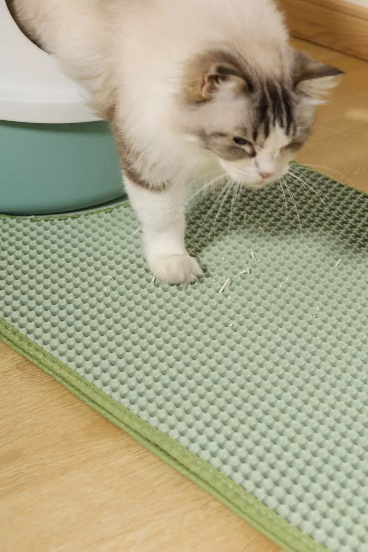 DUPLEX Mat voor Kattenbak - Verticaal Groen 45x65