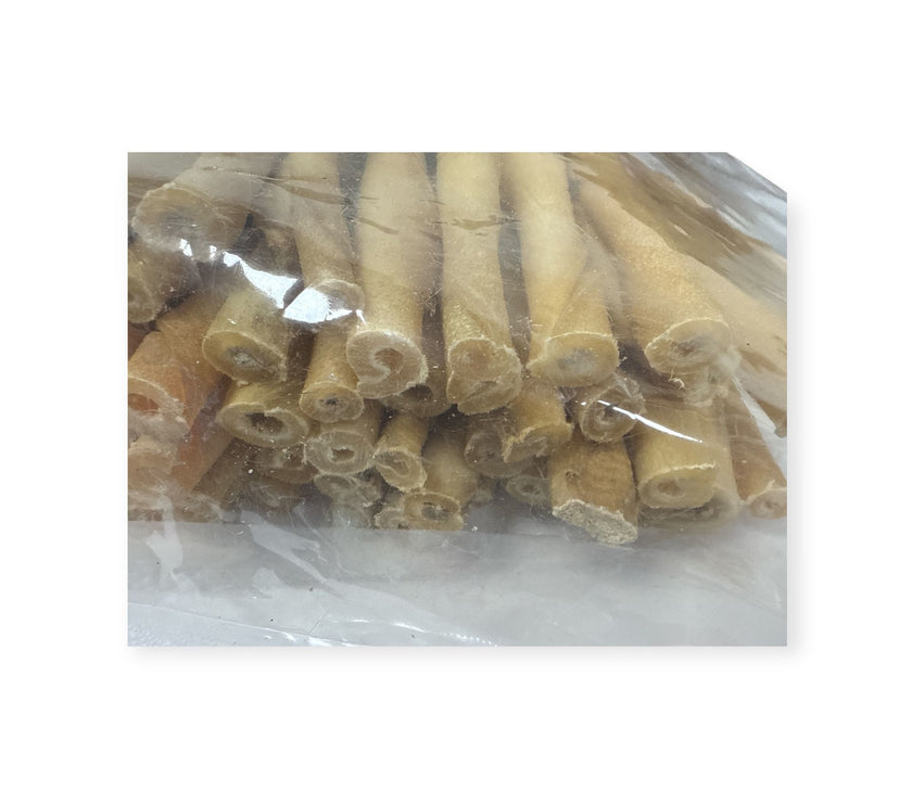 Runderhuid gedraaid 15 cm kauwrollen hondensnack