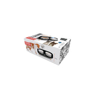 M-PETS ALTITUDE URBAN STYLE - Dubbel verhoogd voerbakje zwart-wit