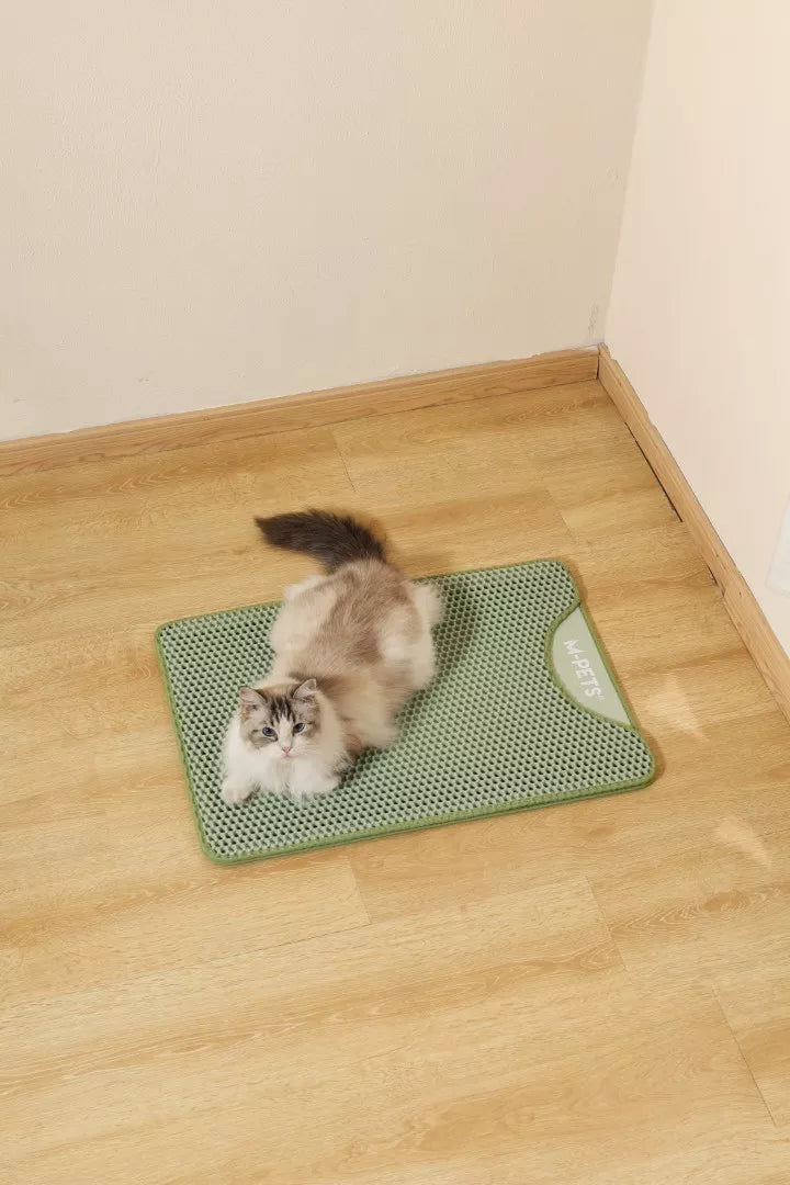 DUPLEX Mat voor Kattenbak - Verticaal Groen 45x65
