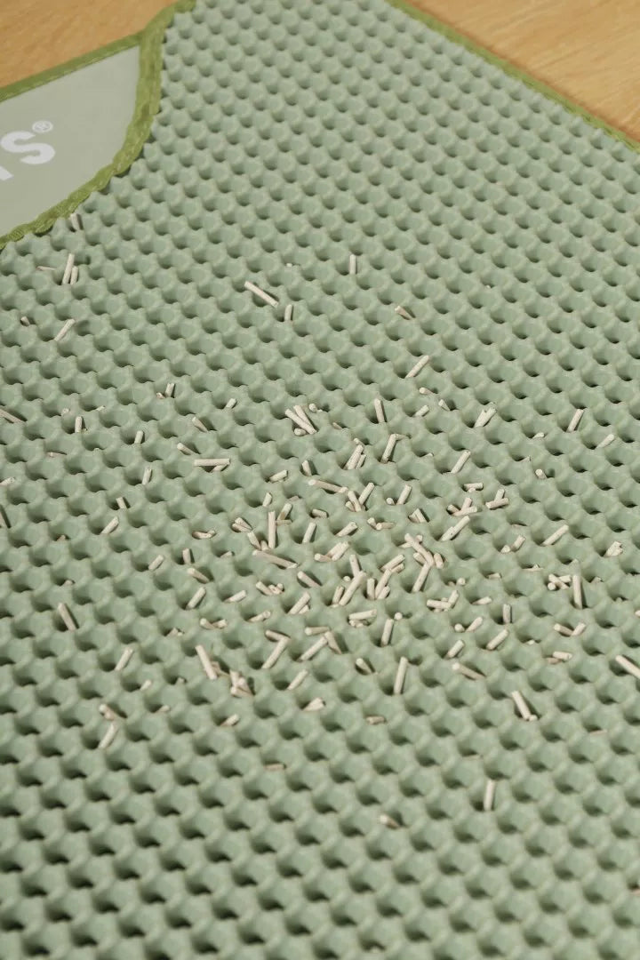 DUPLEX Mat voor Kattenbak - Verticaal Groen 45x65