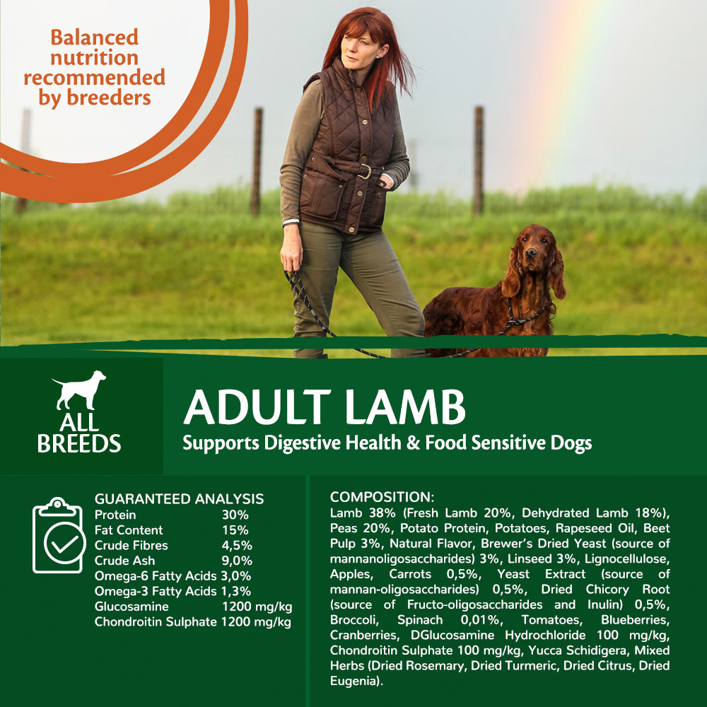 Graanvrij Brokjes Adult Lamb All Breeds