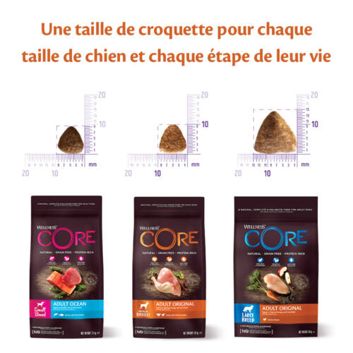 Graanvrij brokjes Small Breed Adult Ocean, zalm met tonijn