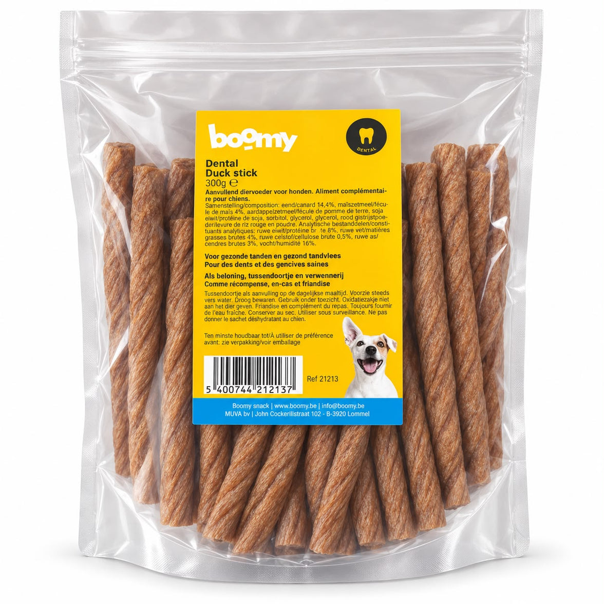 Boomy Dental Eend stick 300g