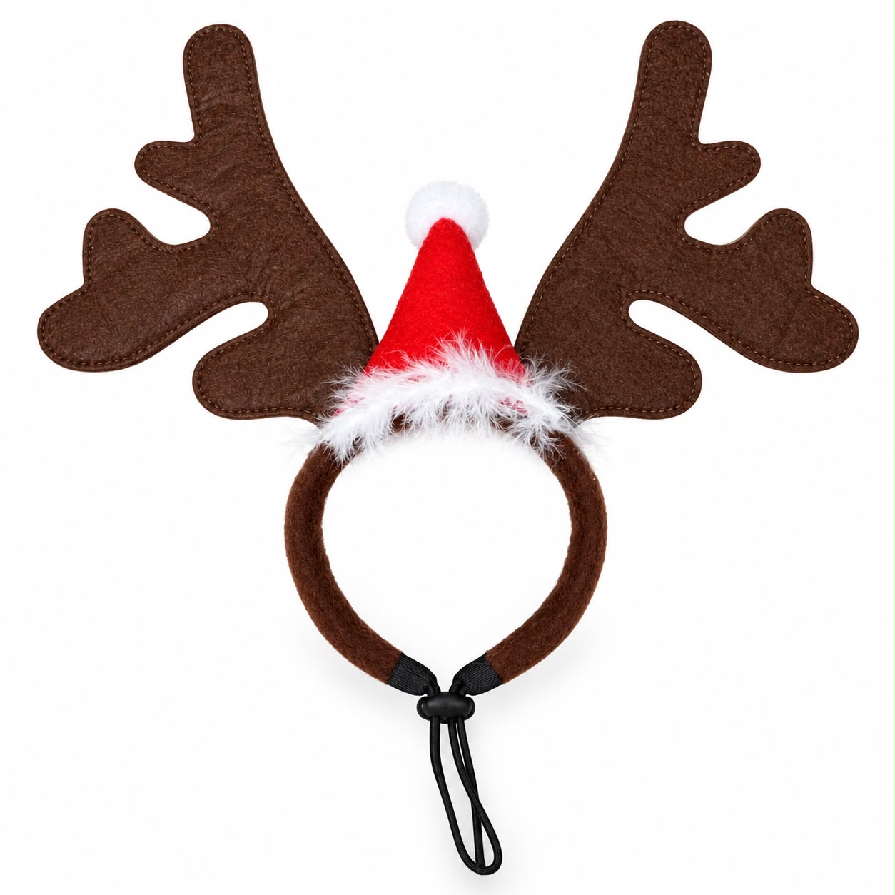 Kersthoedje - diadeem voor honden M 50cm