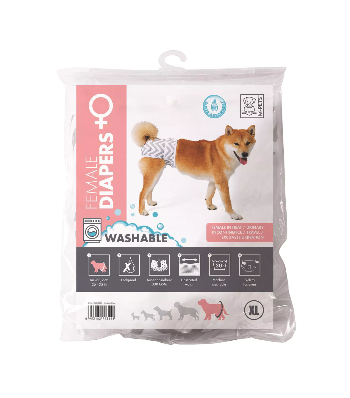 Washable Diaper Dog Female