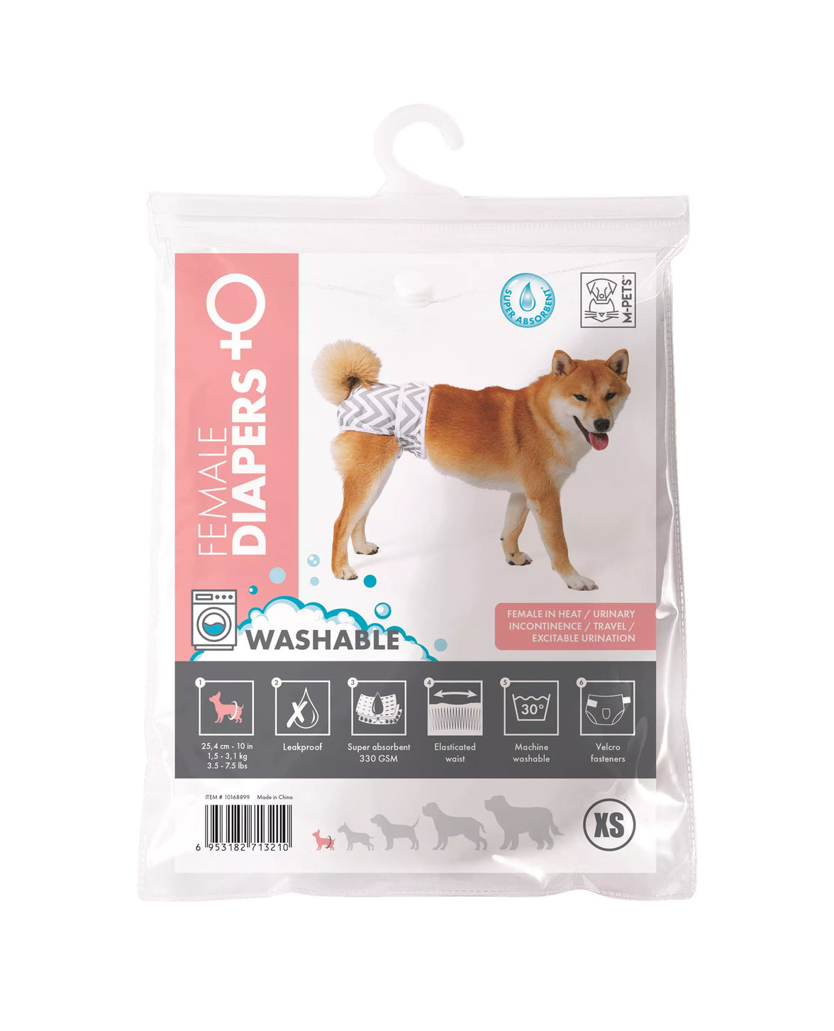 Washable Diaper Dog Female