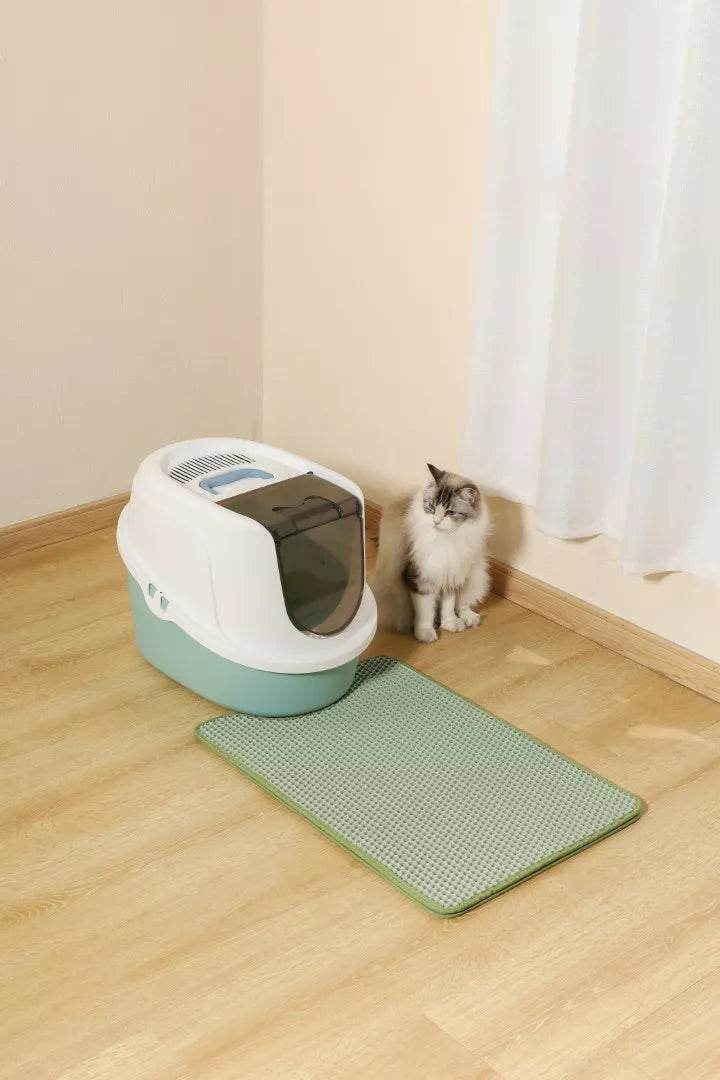 DUPLEX Mat voor Kattenbak - Verticaal Groen 45x65