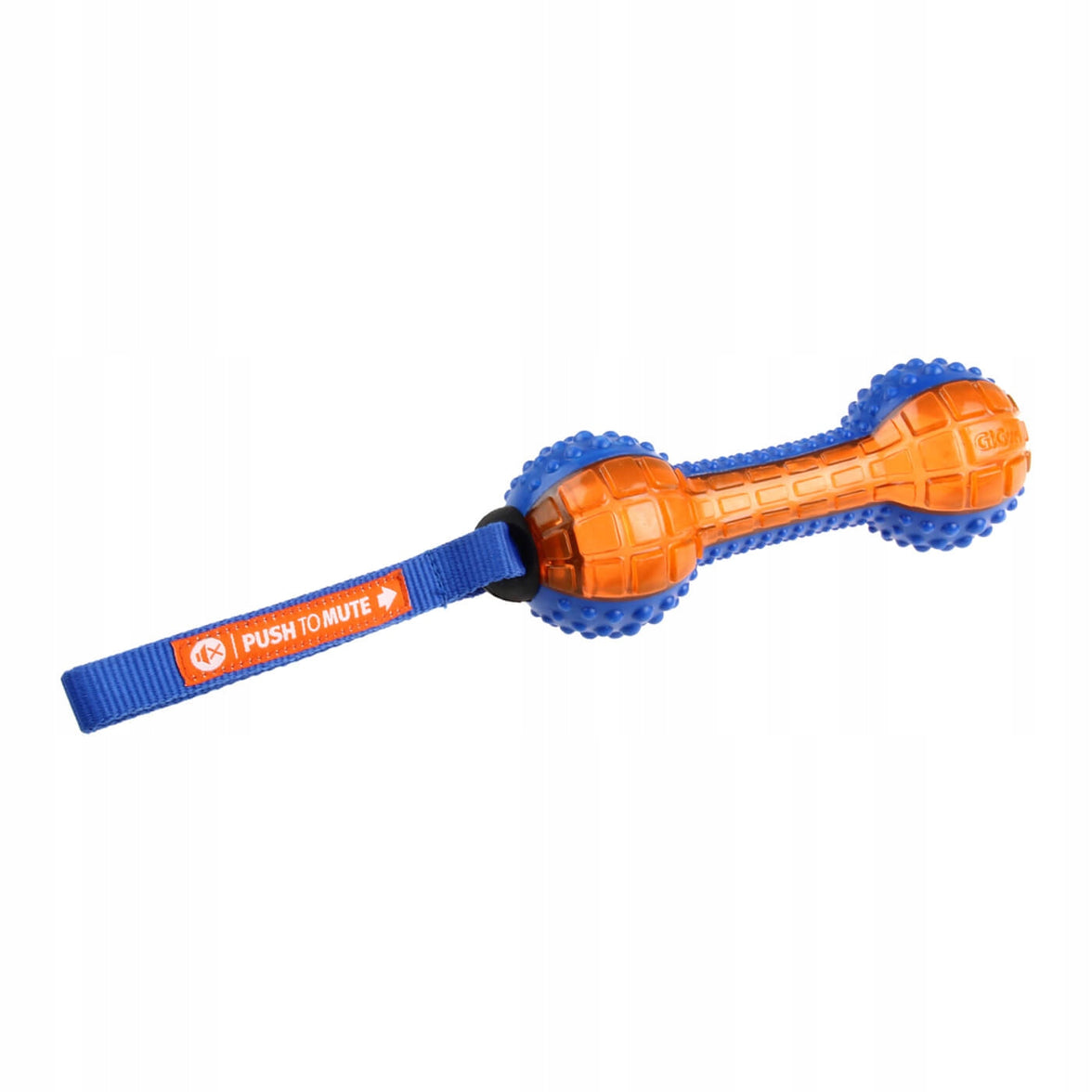 Dumbell 'Push To Mute' Blauw/Oranje