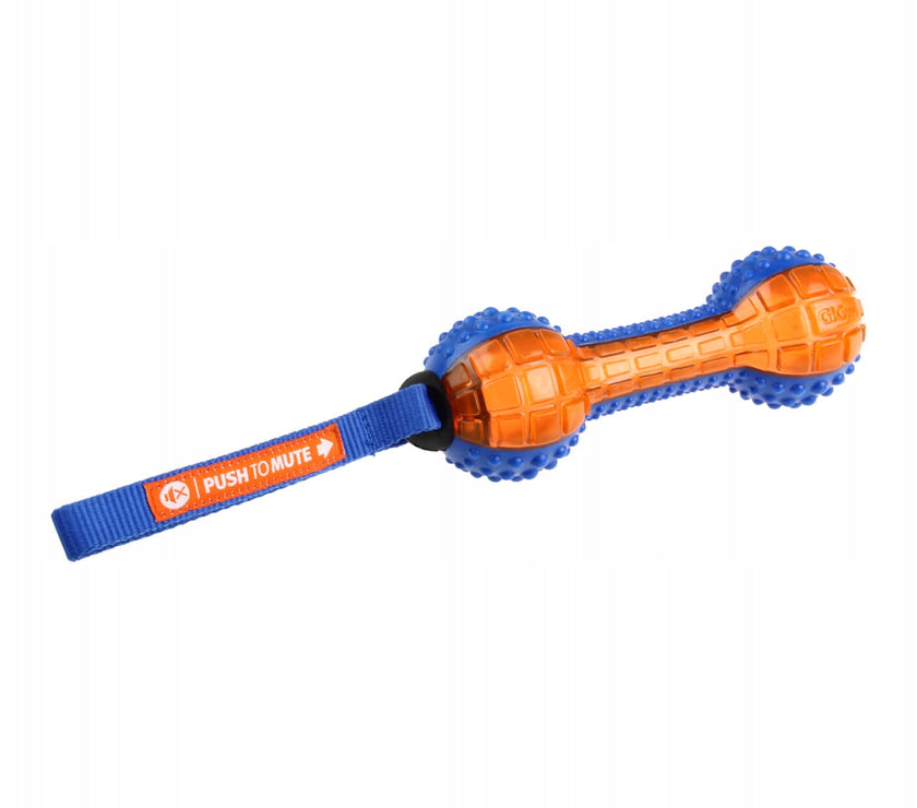 Dumbell 'Push To Mute' Blauw/Oranje