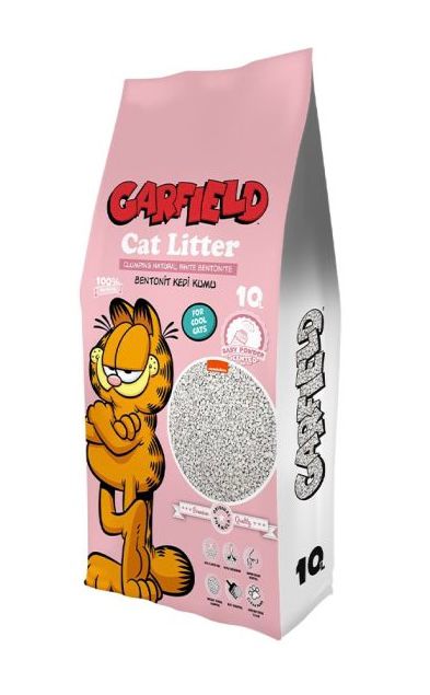 Garfield Klonterende Bentoniet Kattenbakvulling Baby Poeder 10l