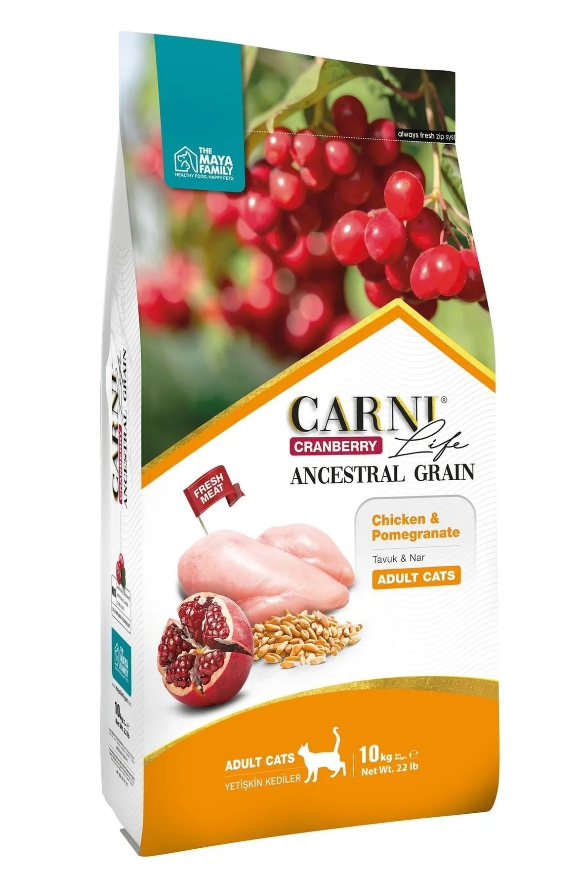 Carni Life Cranberry POULET &amp; GRENADE Chats ADULTES