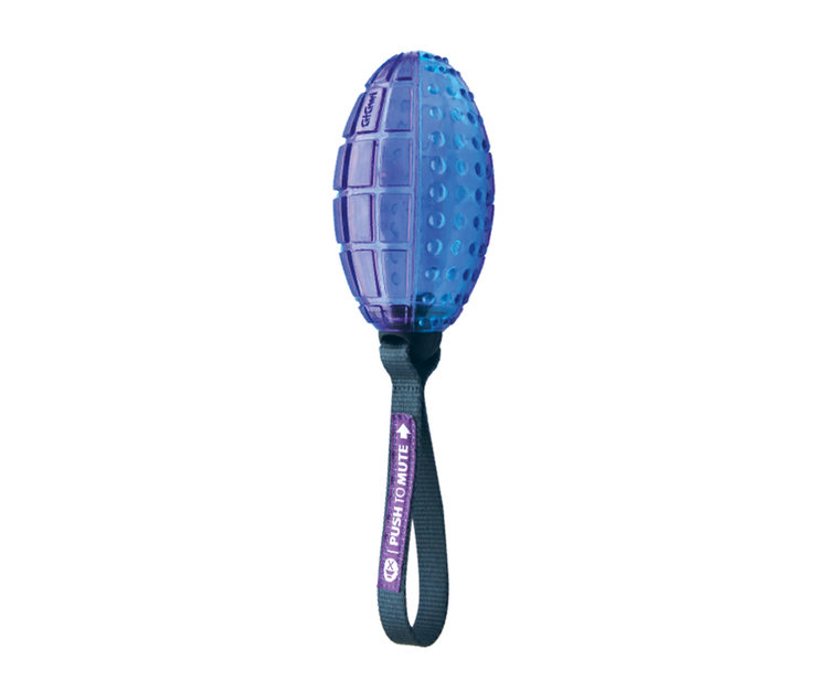 Rugby Ball 'Push To Mute' Blauw/Paars