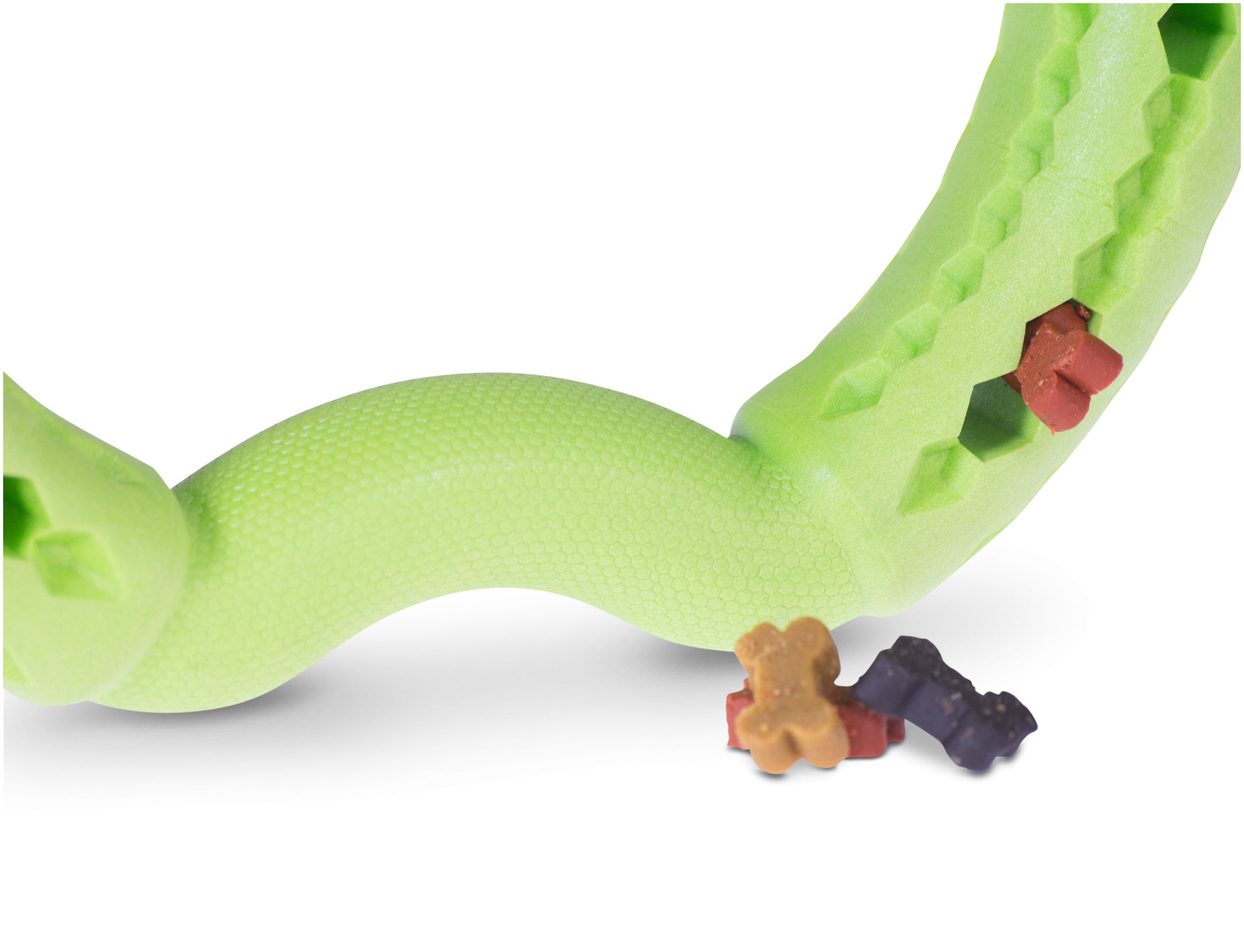 Toy dog ​​TPR ring Green Apple 21cm