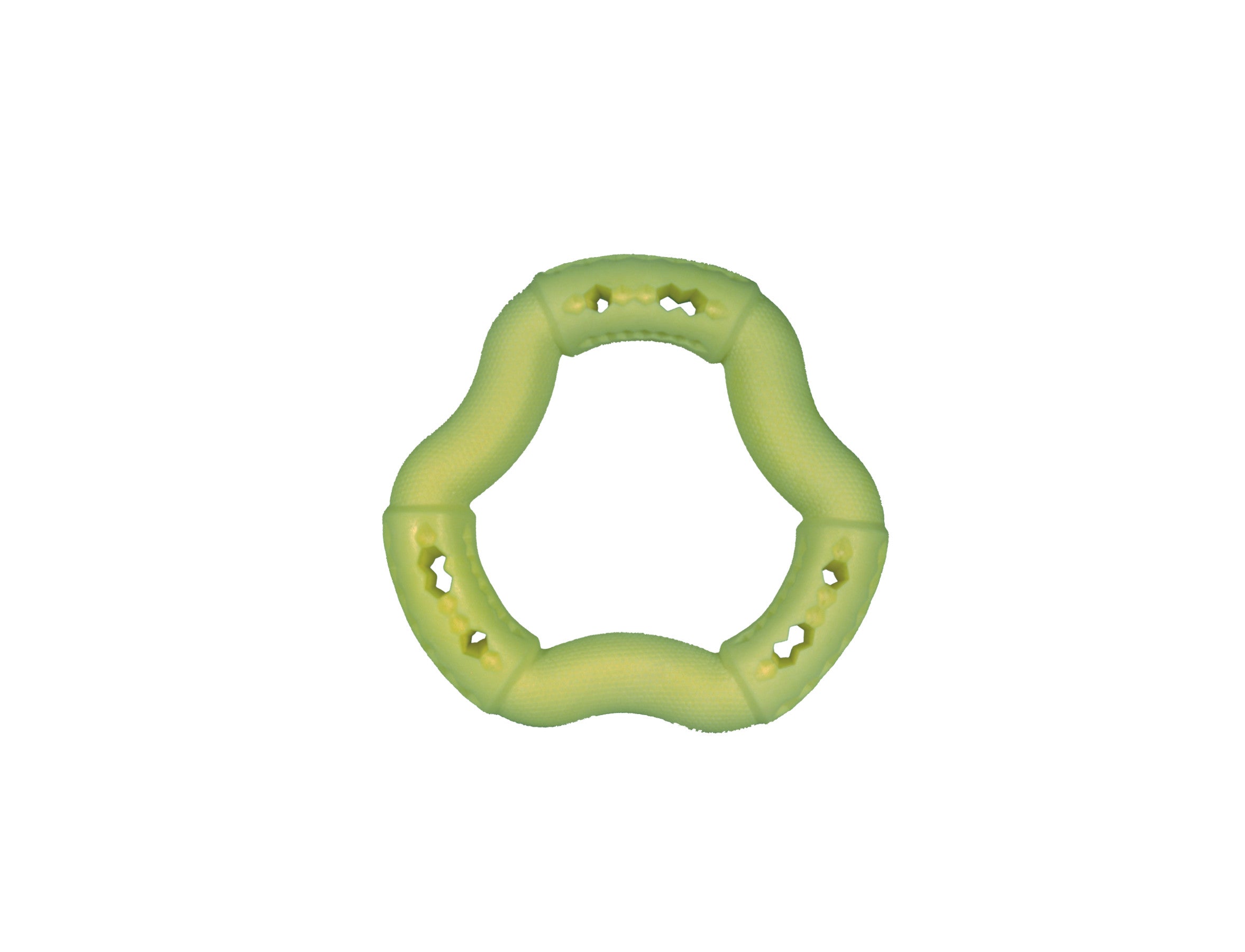 Toy dog ​​TPR ring Green Apple 12cm 