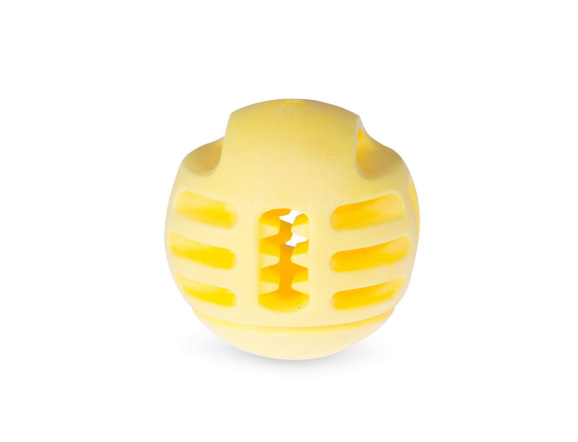 Toy dog TPR ball Yellow Vanilla 8cm