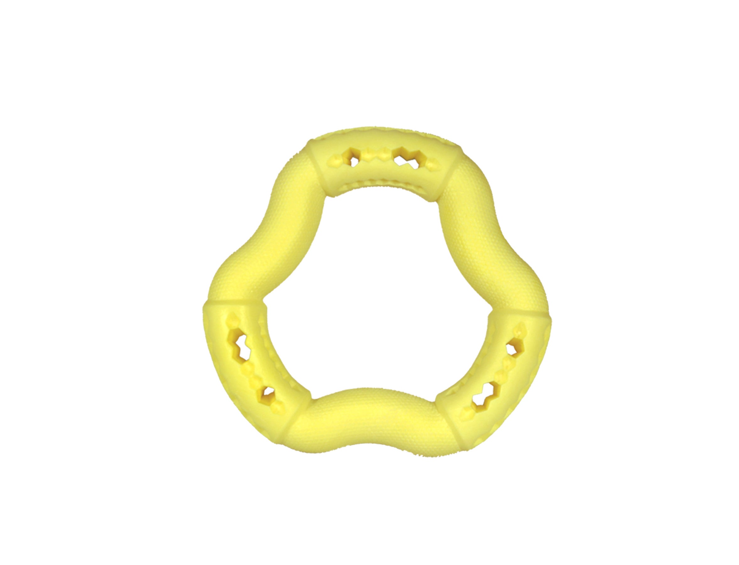 Toy dog ​​TPR ring Yellow Vanilla 12cm 