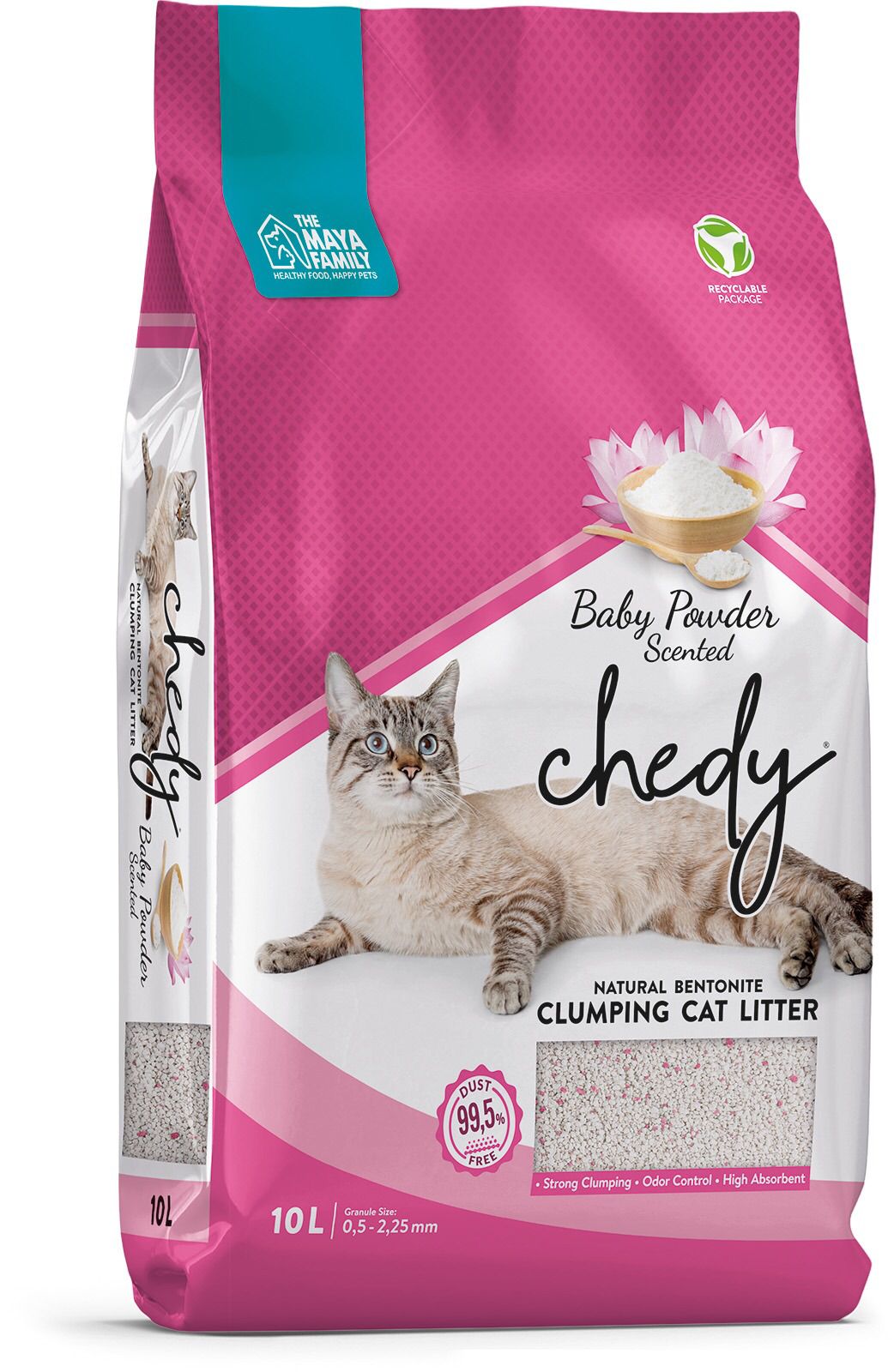 Chedy Natural Clumping Cat Litter 10l
