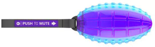 Rugby Ball 'Push To Mute' Blauw/Paars