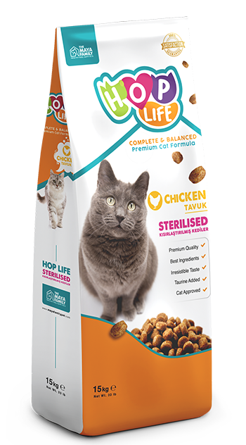 Hop Life Cats Sterelized - Chicken 15kg