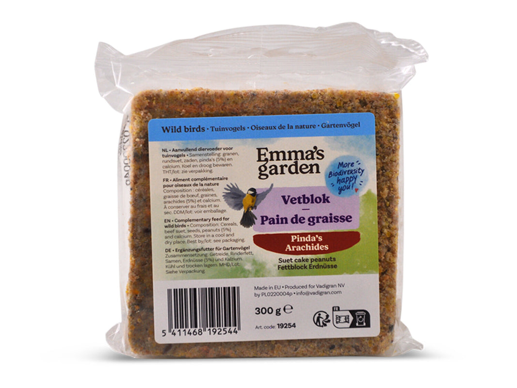 Emma's Garden Vetblok met Pinda's 300g