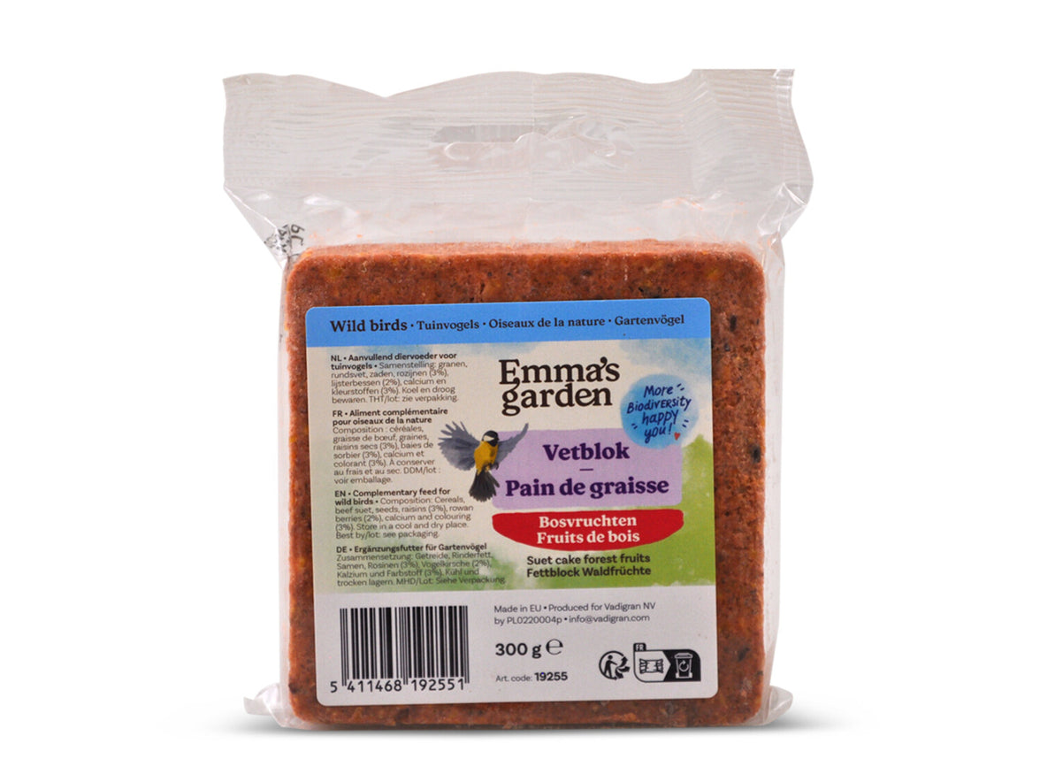 Emma's Garden Vetblok  met Bosvruchten 300g