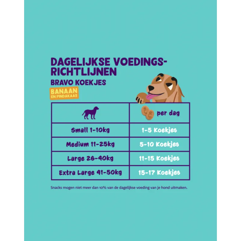 Koekjes - Banaan en Pindakaas 400g