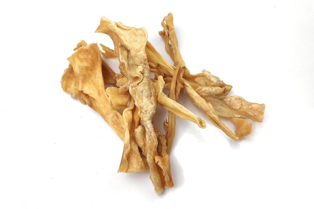 Geitenkophuid Stukje 15 cm 1 kg Gedroogd Natuurlijke Hondensnack