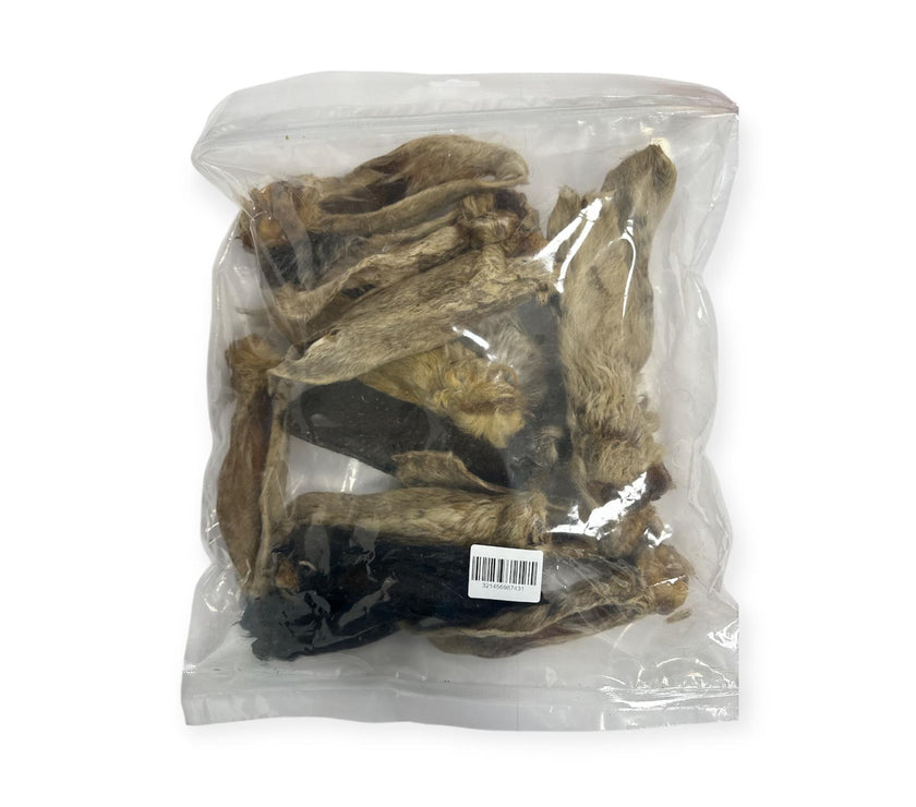 Geitenoren met vacht Natuurlijke hondensnack 500gr