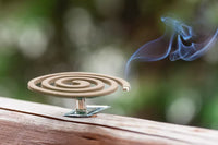 Citronella Geurspiraal met Inox Brandblik 10st
