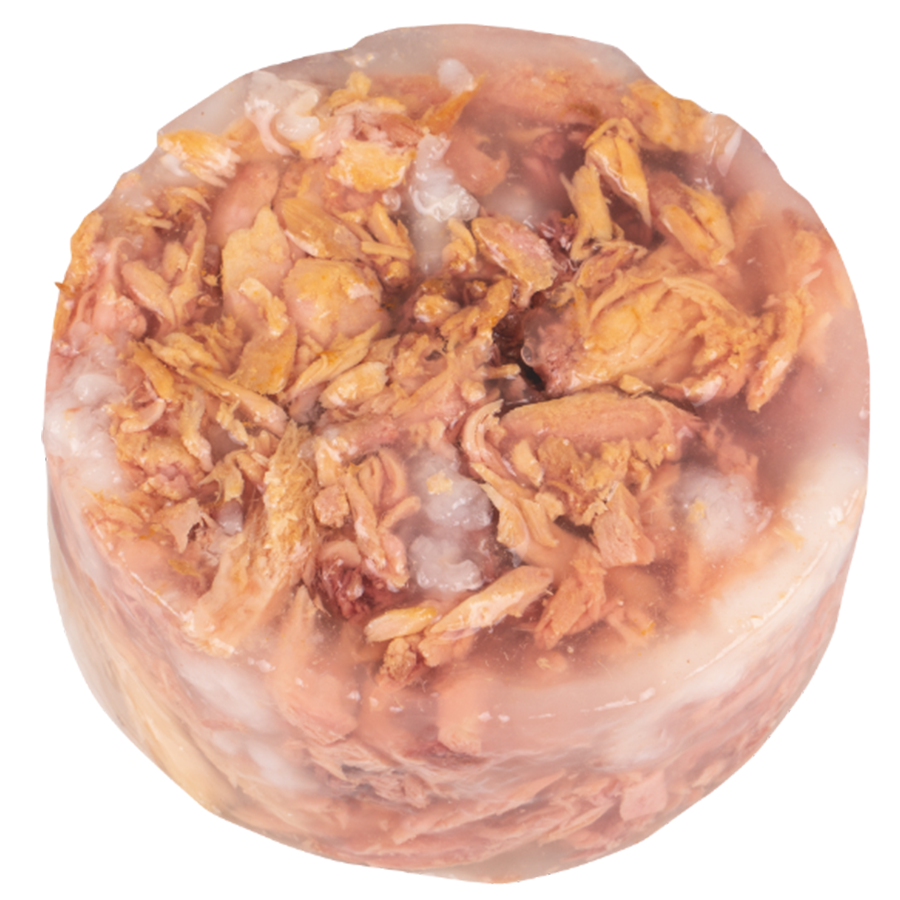 Gelei tonijn met zeebaars 85g