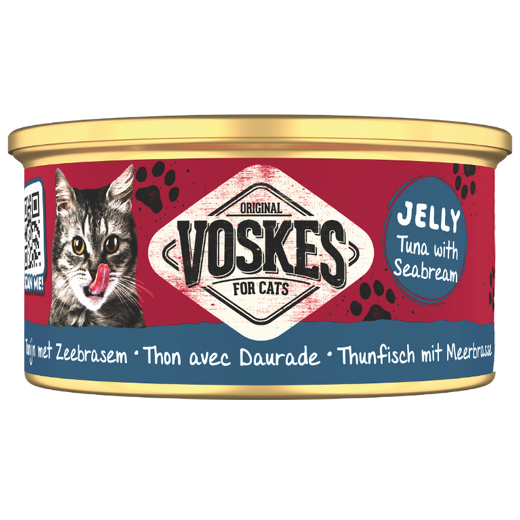 Gelei tonijn met zeebrasem 85g