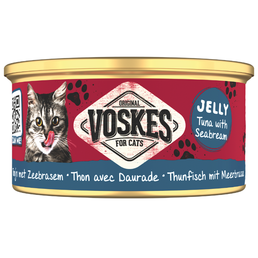 Gelei tonijn met zeebrasem 85g
