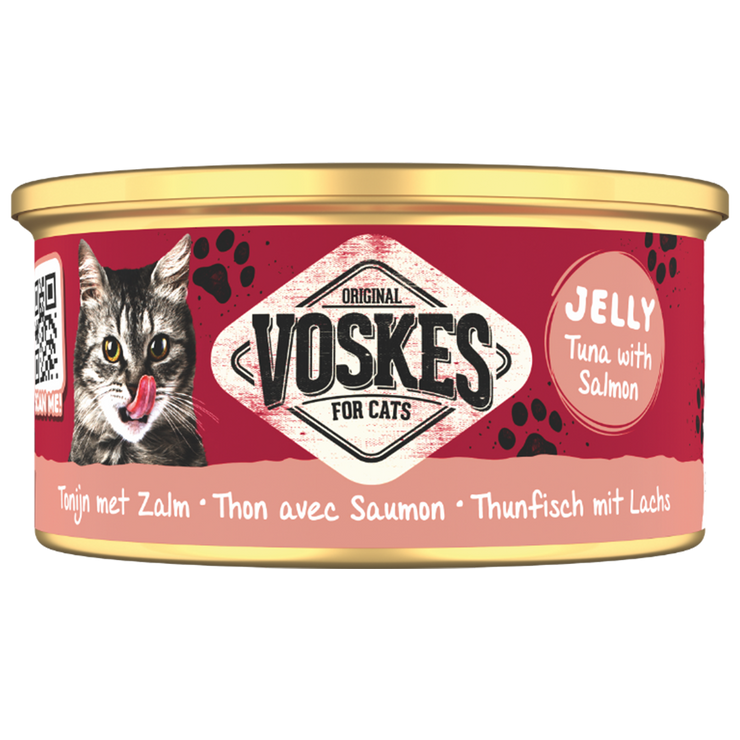 Gelei tonijn  met zalm 85g