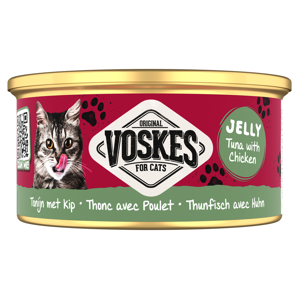 Gelei tonijn met kip 85g