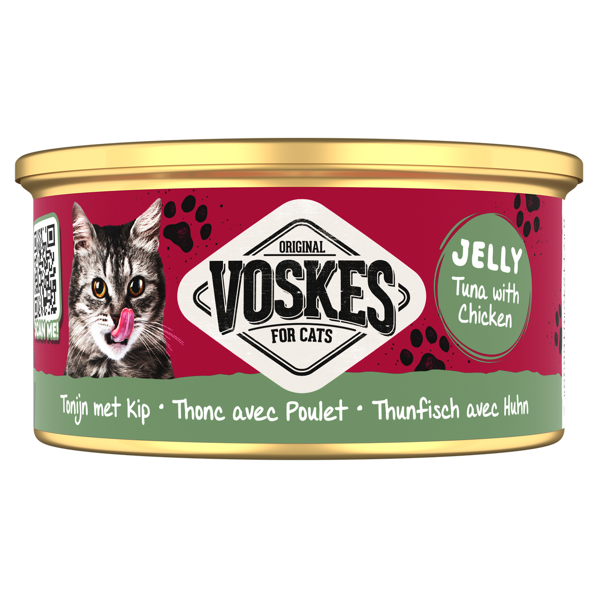 Gelei tonijn met kip 85g