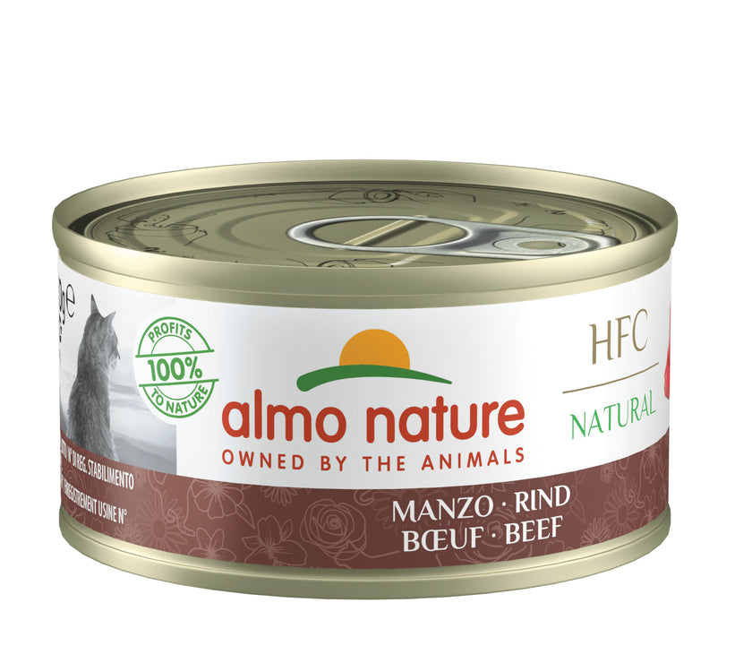 HFC Cats 70g Natural - rundvlees